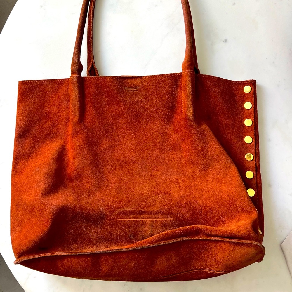 One-of-kind Hammitt Oliver Tote in brushed leather. This bag is personalized.
